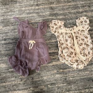 Two 6 month bodysuits